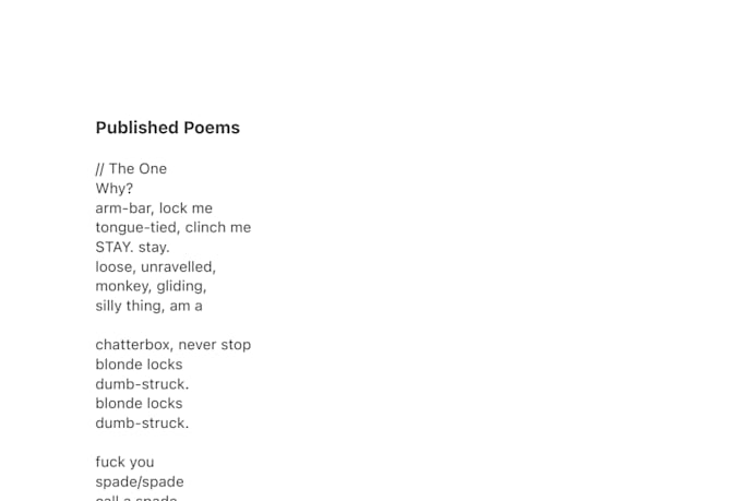 write custom poems in any style